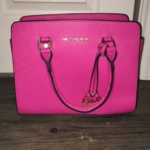 Hot pink MK purse